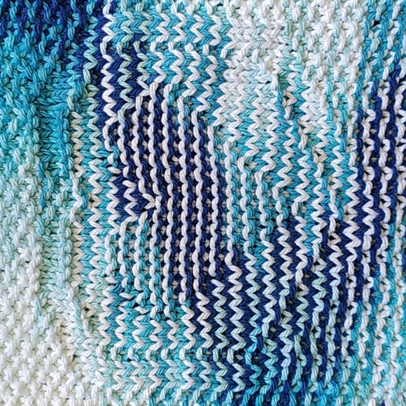 Hand Knit Baby Bib - Picture 3 of 5